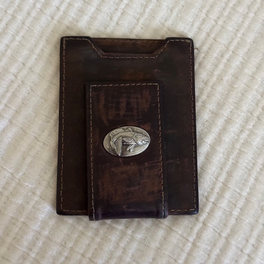 Zep-Pro Bass Leather MoneyClip